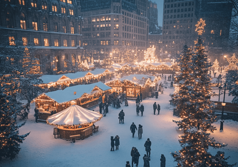 image Montréal en hiver : Les plus beaux marchés de Noël